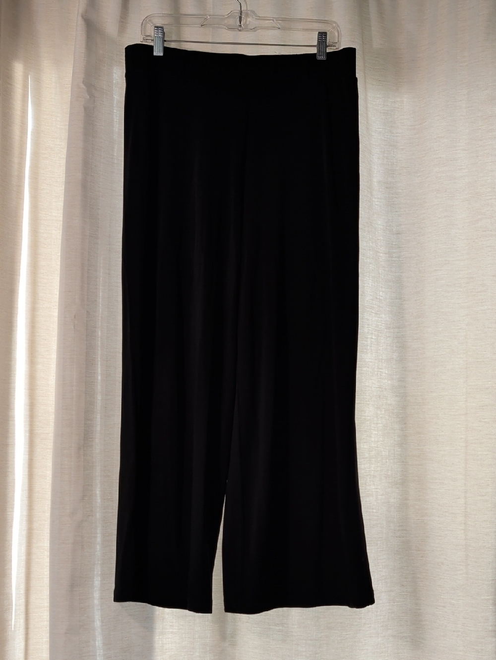 Notations Black Wide-Leg Pull-On Pants